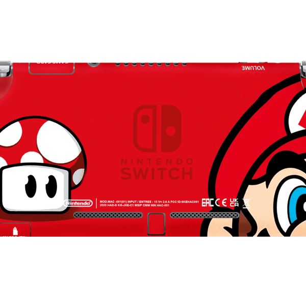 Super Mario Skin Nintendo Switch Lite Xonebrand