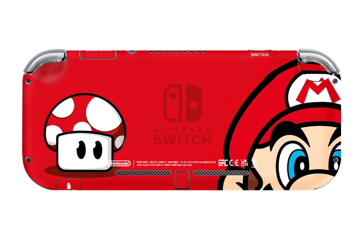 Super Mario Skin Nintendo Switch Lite Xonebrand