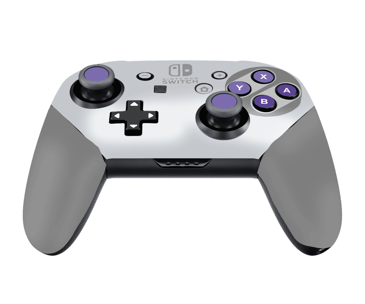 SNES Skin Nintendo Switch Pro Controller Xonebrand