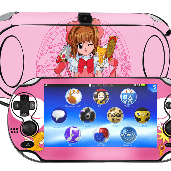 Sakura Card Skin Playstation Portable PSVita Fat