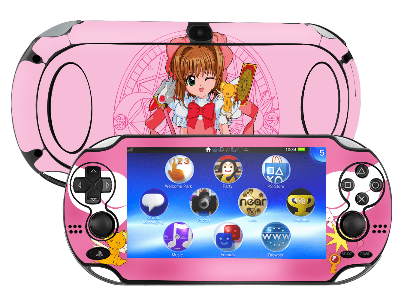 Sakura Card Skin Playstation Portable PSVita Fat