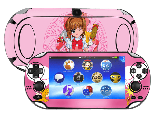 Sakura Card Skin Playstation Portable PSVita Fat
