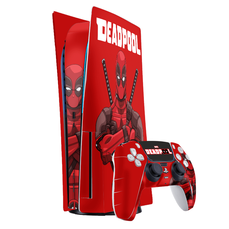 Deadpool Skin Playstation 5 Fat