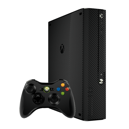 Carbon Fiber Black Skin Xbox 360 E