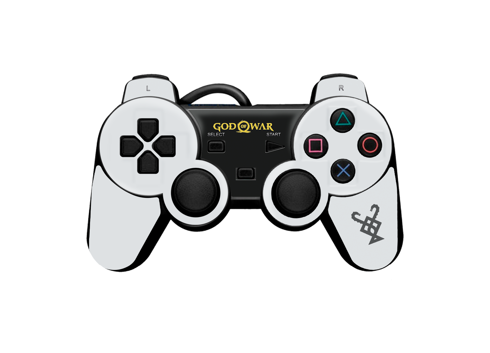 God of War Skin Playstation 2 Slim