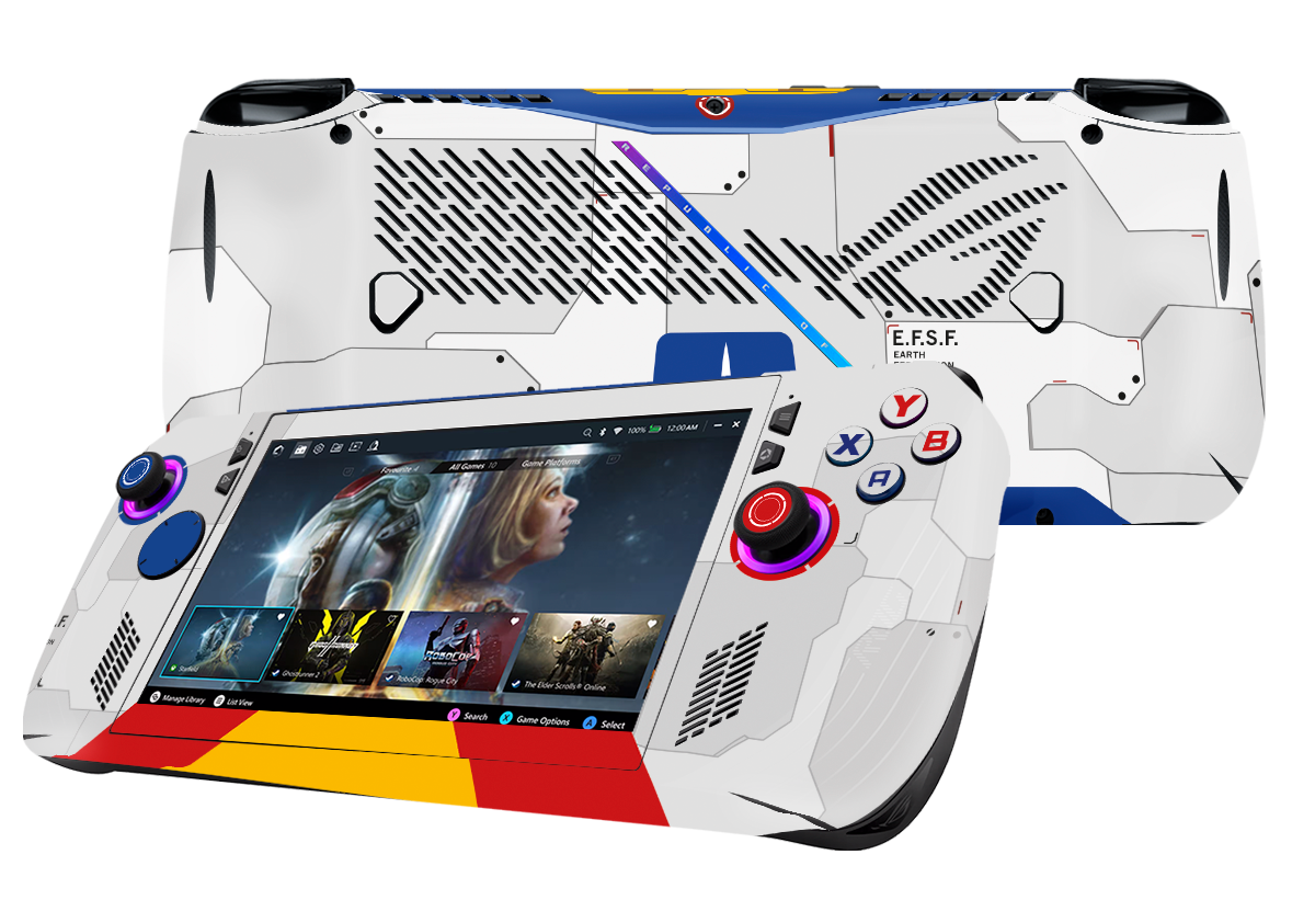 Gundam Asus Rog Ally X Handheld Gaming Computer Skin