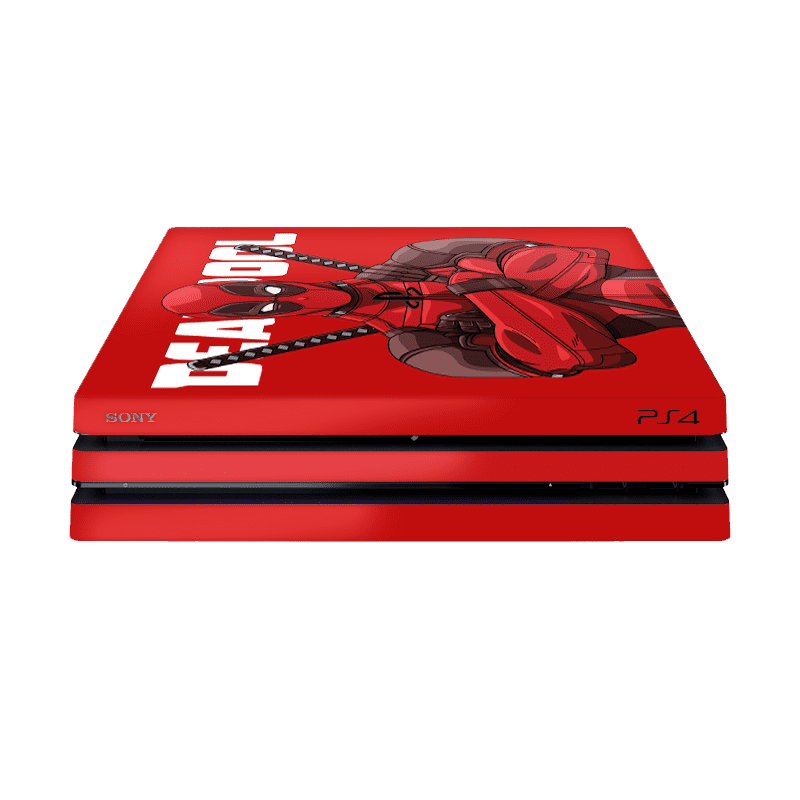 Deadpool Skin Playstation 4 Pro Xonebrand