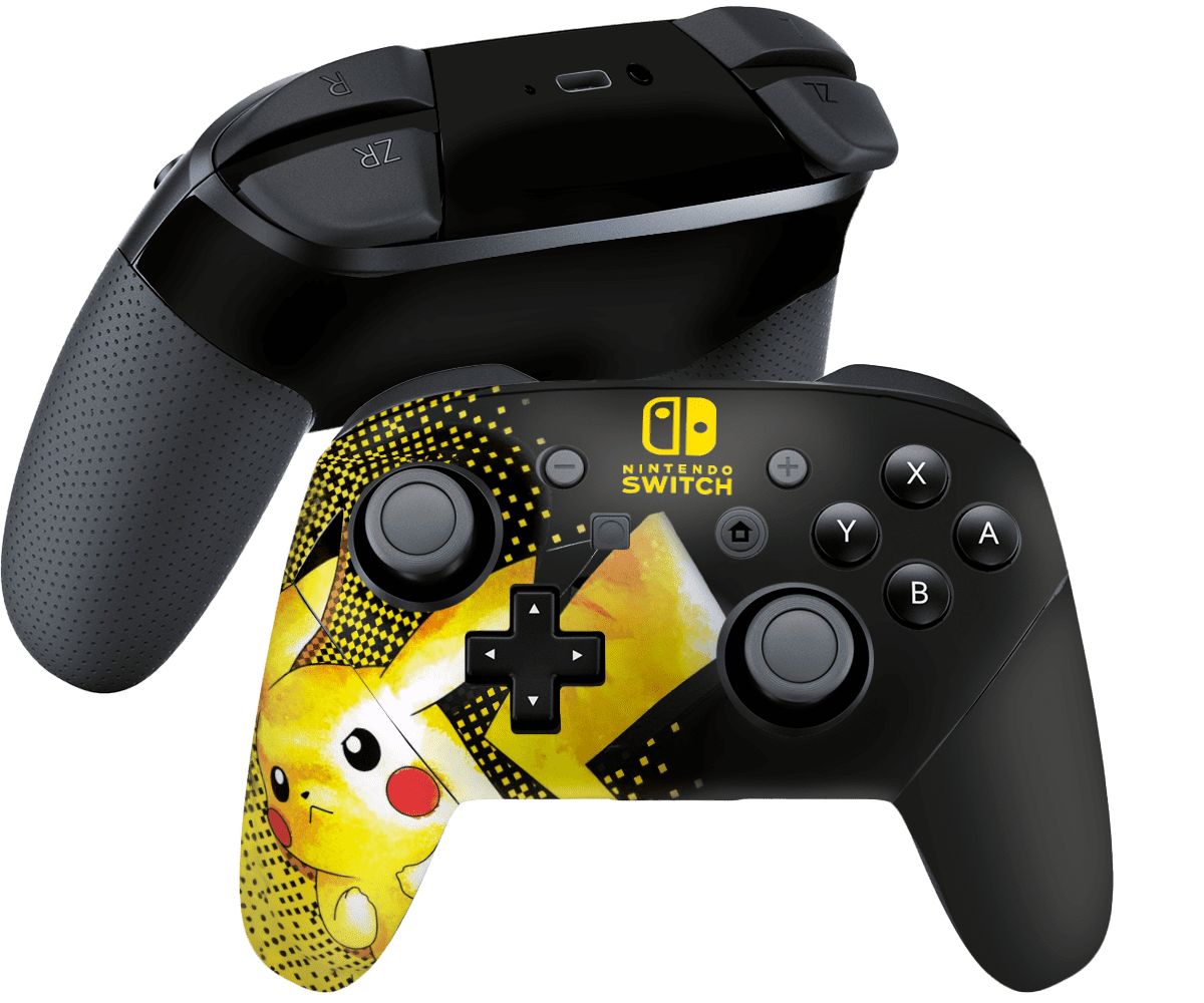 Pokemon Pikachu Skin Nintendo Switch Pro Controller