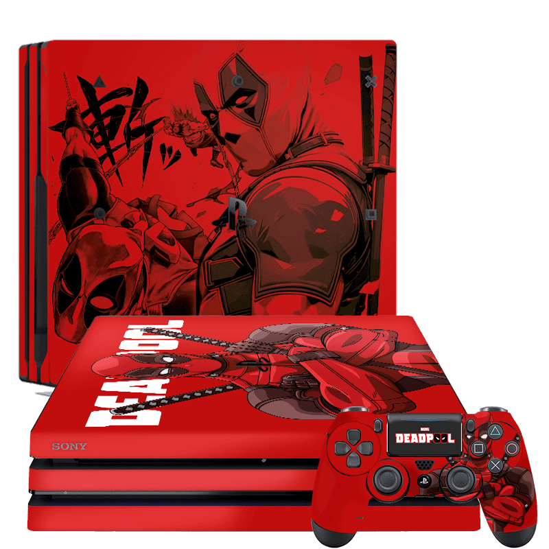 Deadpool PS4 Pro Bundle Skin