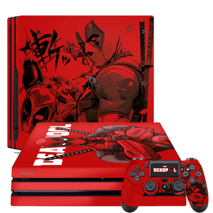 Deadpool PS4 Pro Bundle Skin