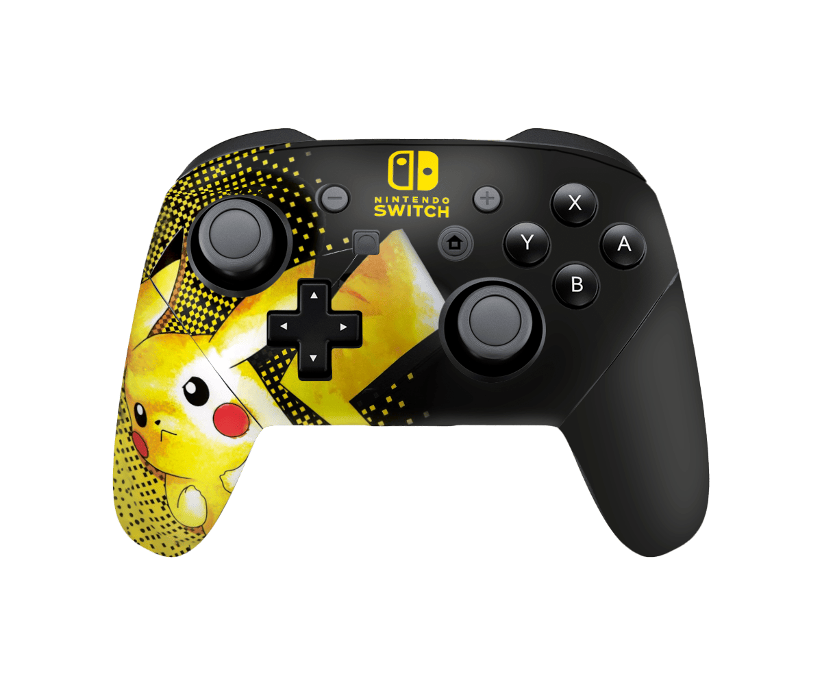 Pokemon Pikachu Nintendo Switch Pro Control Skin