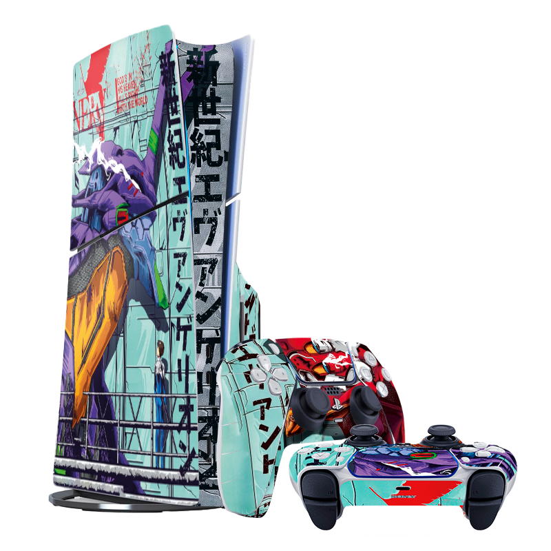 Evangelion PS5 Slim Bundle Skin