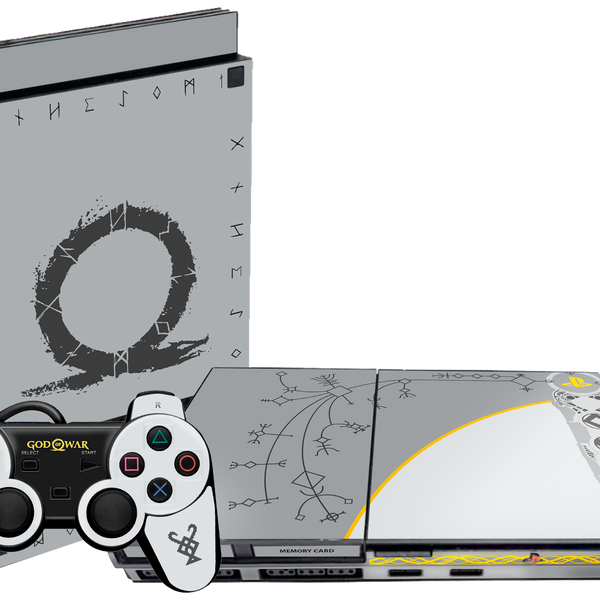 God of War Skin Playstation 2 Slim