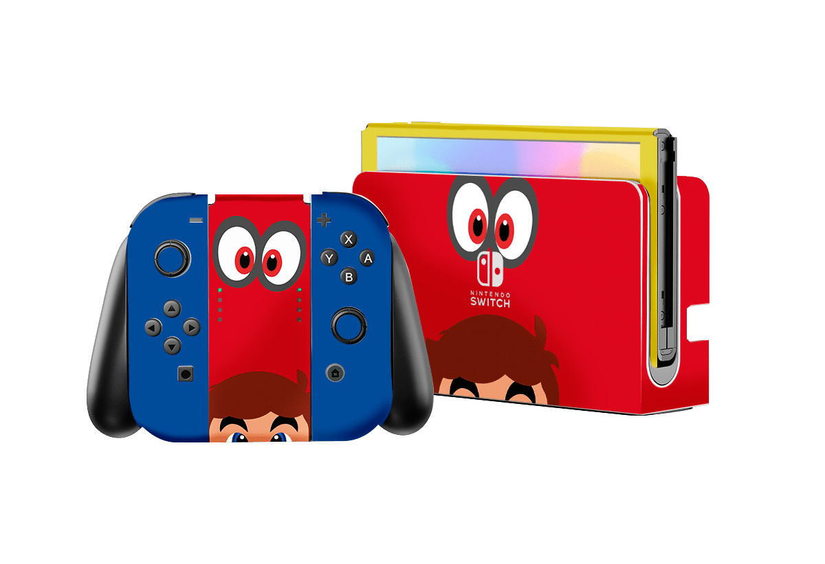 Mario Odyssey Skin Nintendo Switch OLED (2021) Xonebrand
