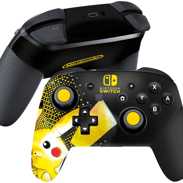 Pokemon Pikachu Skin Nintendo Switch Pro Controller Xonebrand