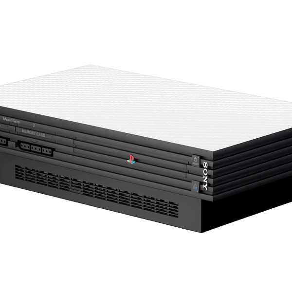 Fibra Carbono Blanco Skin Playstation 2 Fat