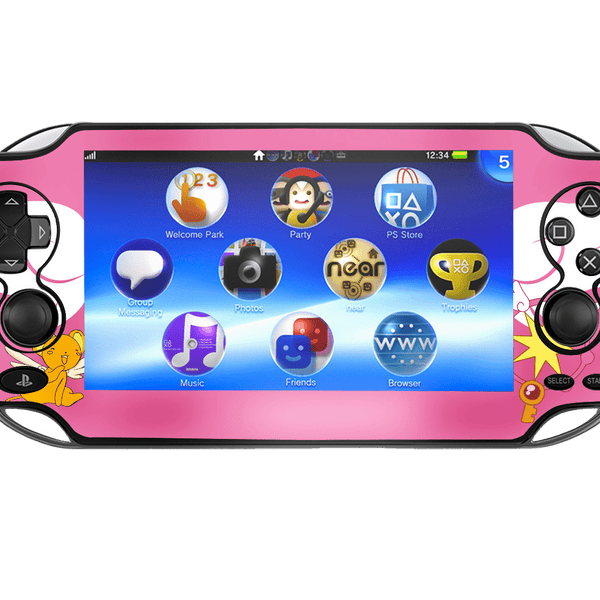 Sakura Card Skin Playstation Portable PSVita Fat