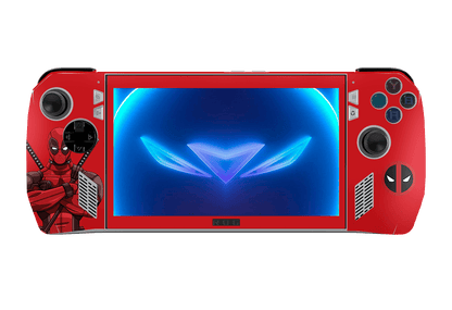 Deadpool Asus Rog Ally Handheld Gaming Computer Skin