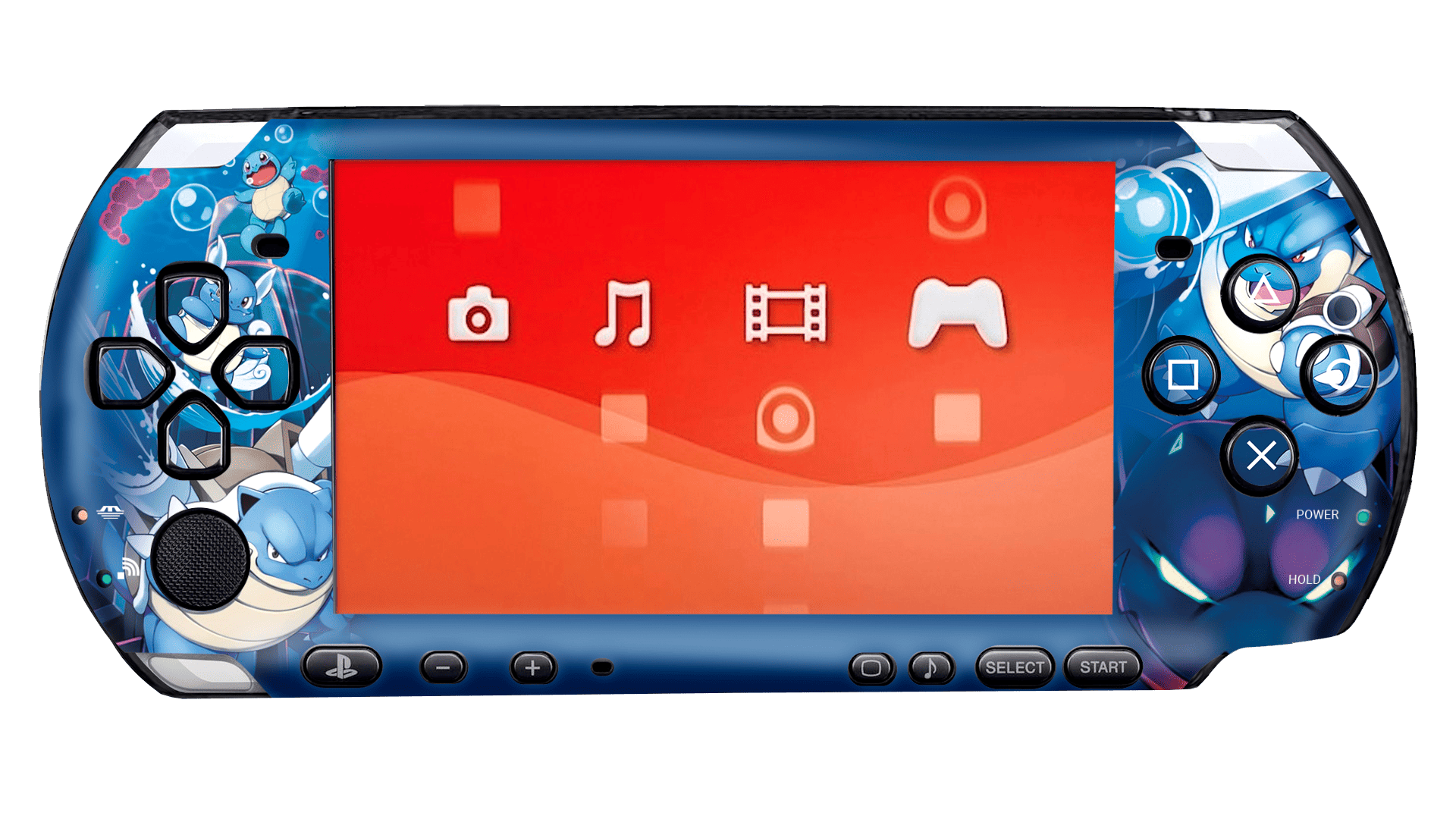 Pokemon Squirtle Skin Playstation Portable (PSP) Xonebrand