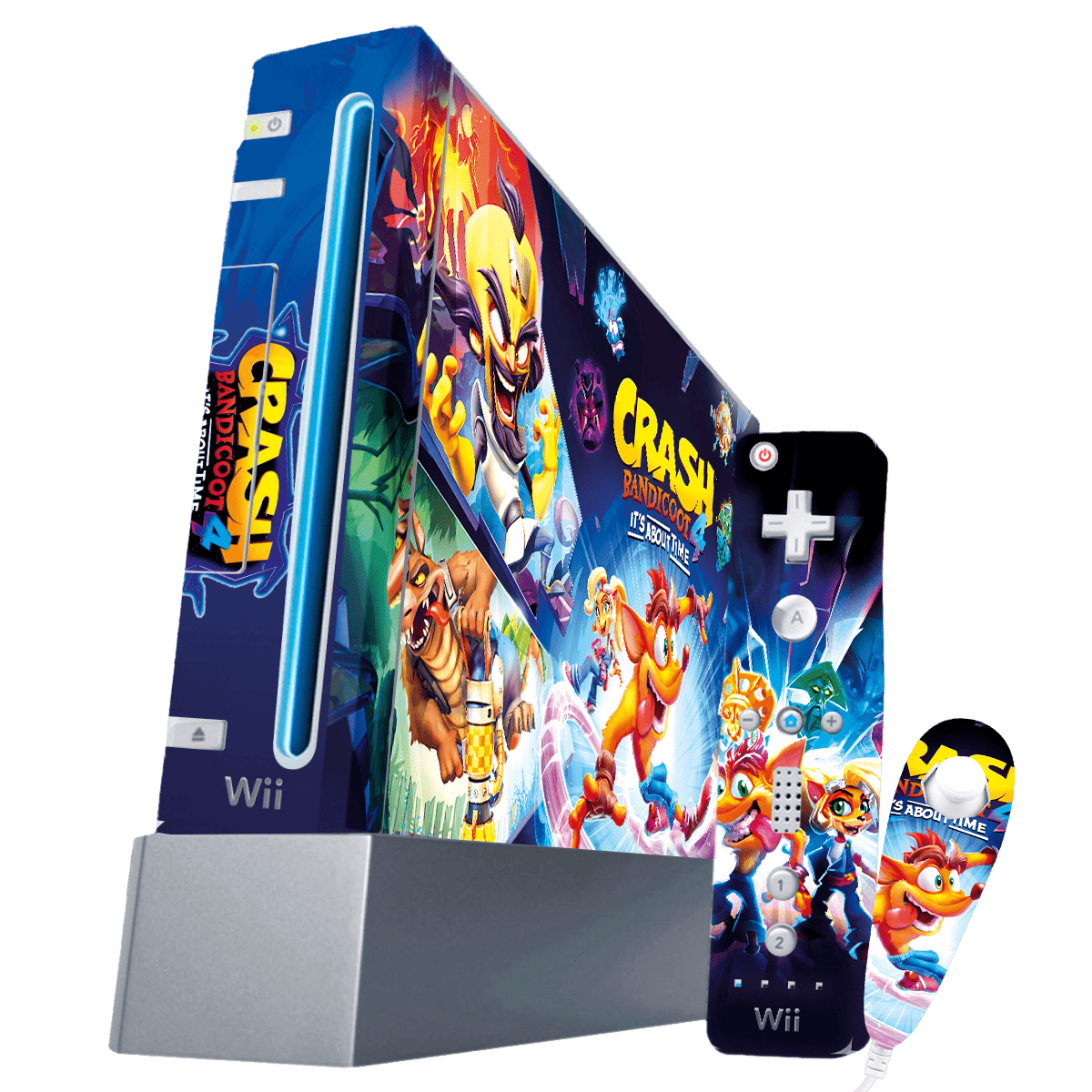 Crash Skin Nintendo Wii (2006) Xonebrand