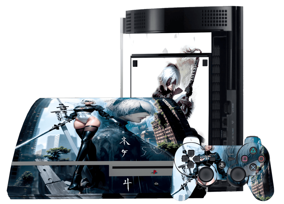 Nier Automata Skin Playstation 3 Fat Xonebrand