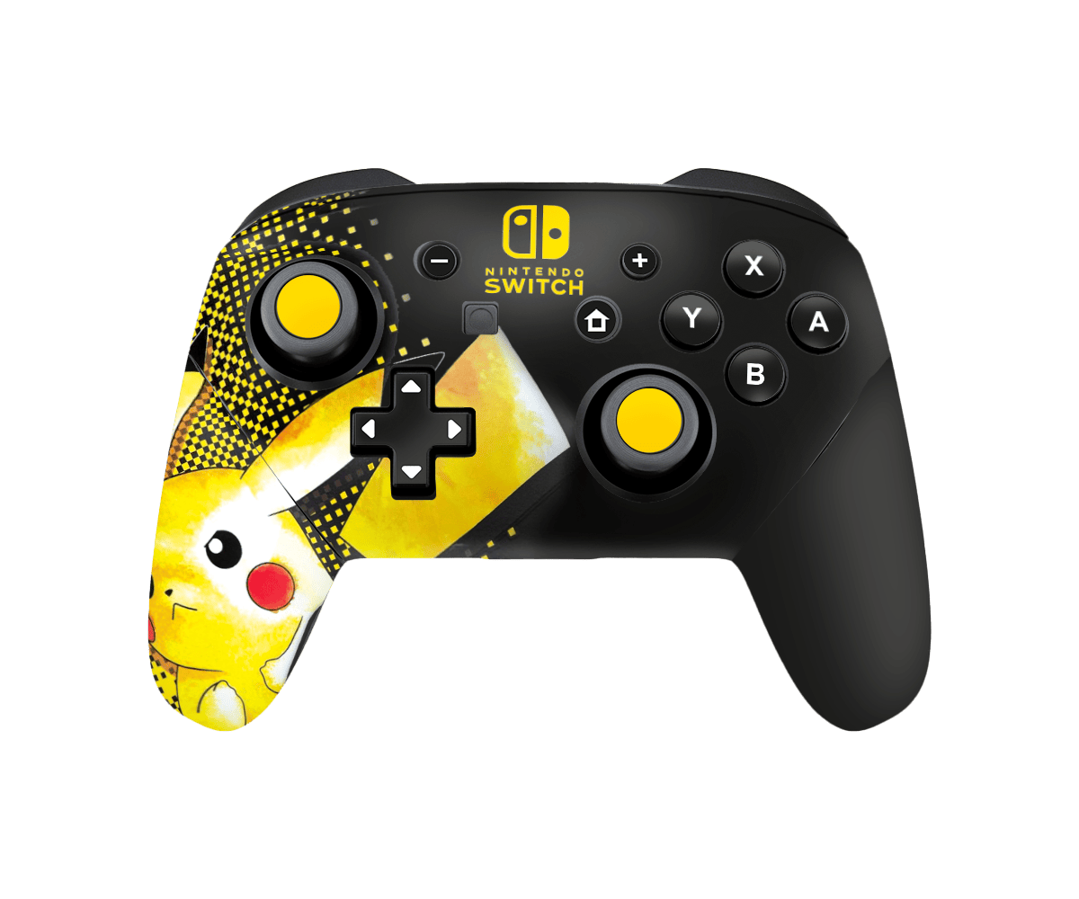 Pokemon Pikachu Skin Nintendo Switch Pro Controller Xonebrand