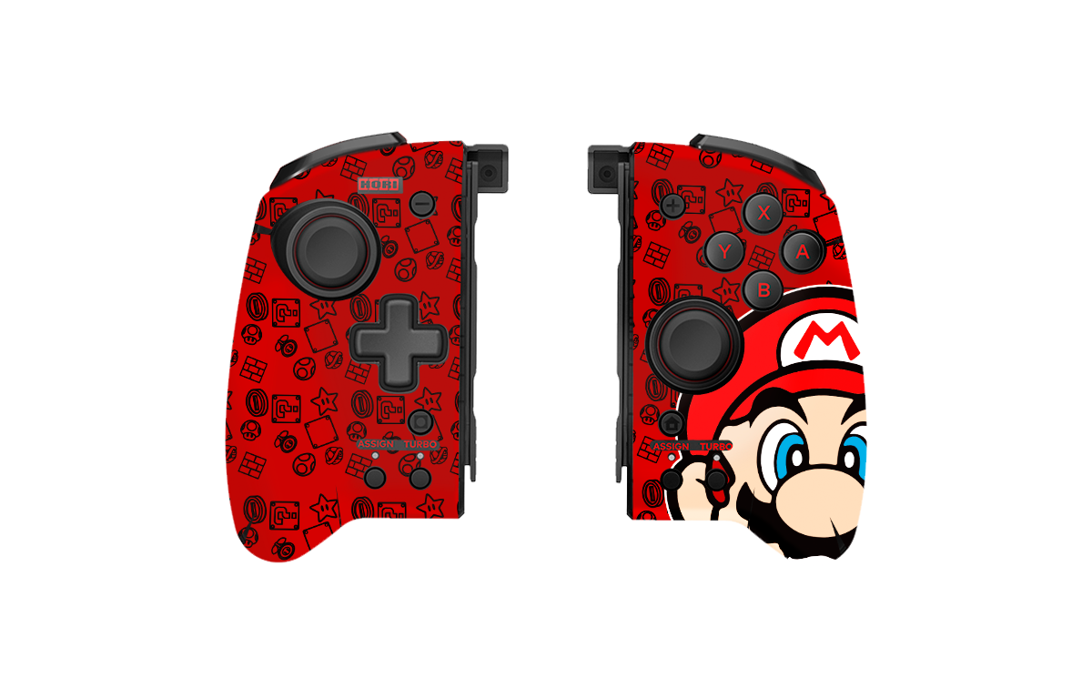 Mario Bros Icon Nintendo Switch Hori Control Skin