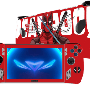 Deadpool Asus Rog Ally Handheld Gaming Computer Skin