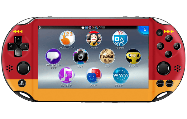 Evangelion eva 02 Skin Playstation Portable PSVita Slim