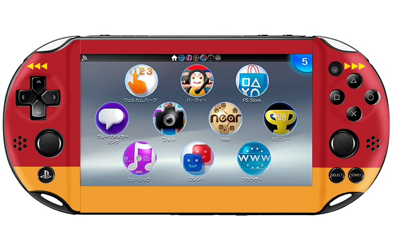 Evangelion eva 02 Skin Playstation Portable PSVita Slim