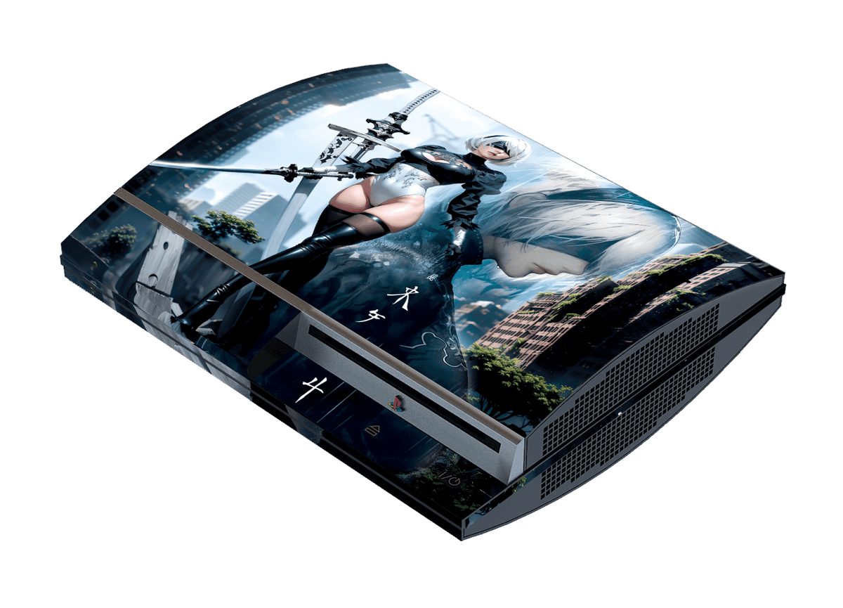 Nier Automata Skin Playstation 3 Fat Xonebrand