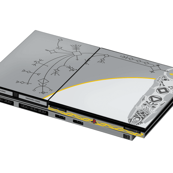God of War Skin Playstation 2 Slim