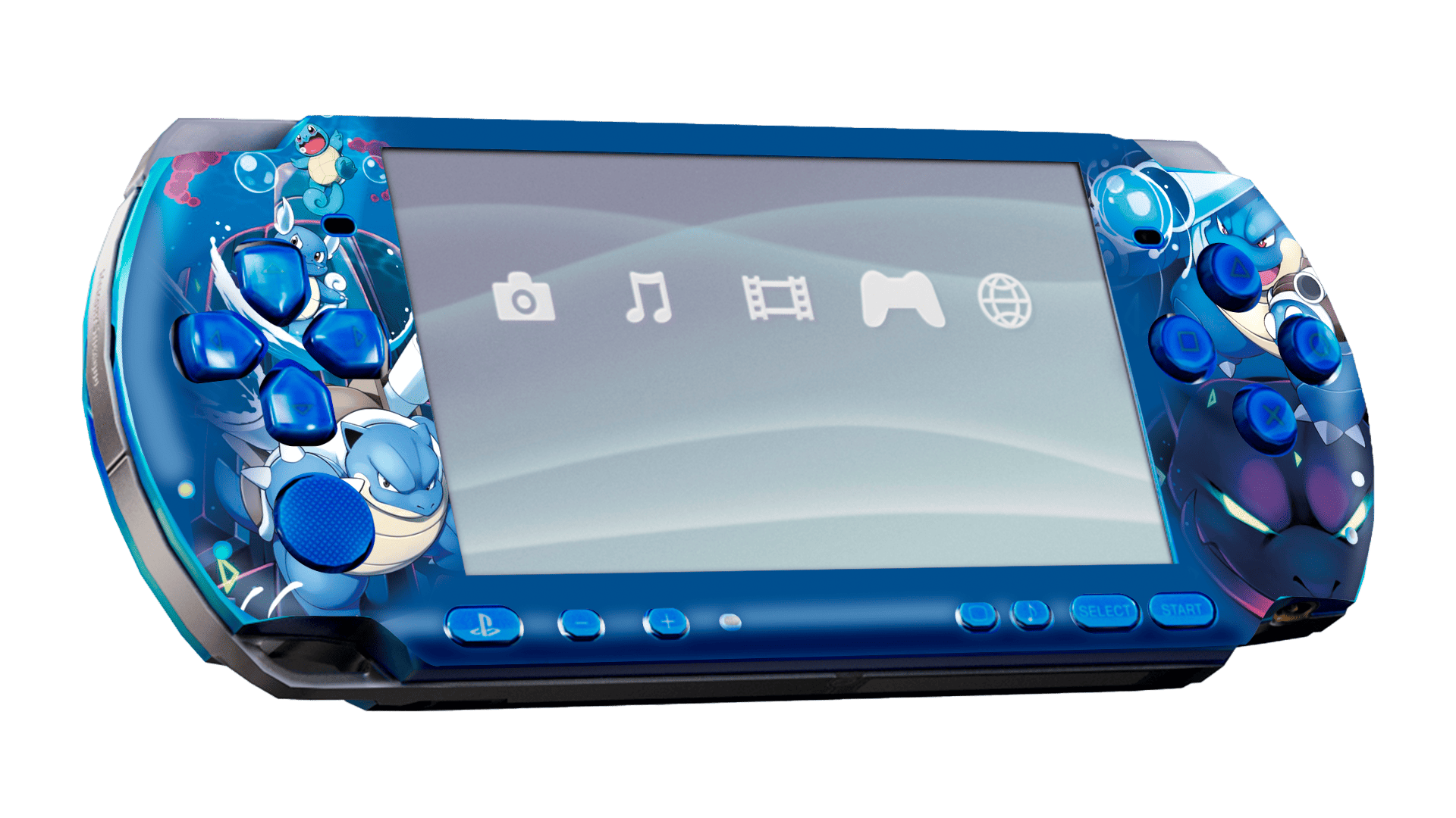 Pokemon Squirtle PSP portátil para juegos Bundle Skin