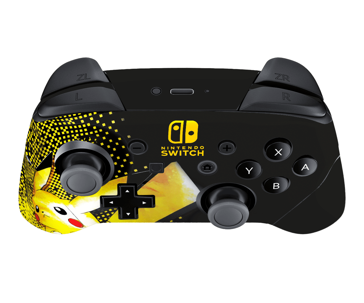 Pokemon Pikachu Skin Nintendo Switch Pro Controller