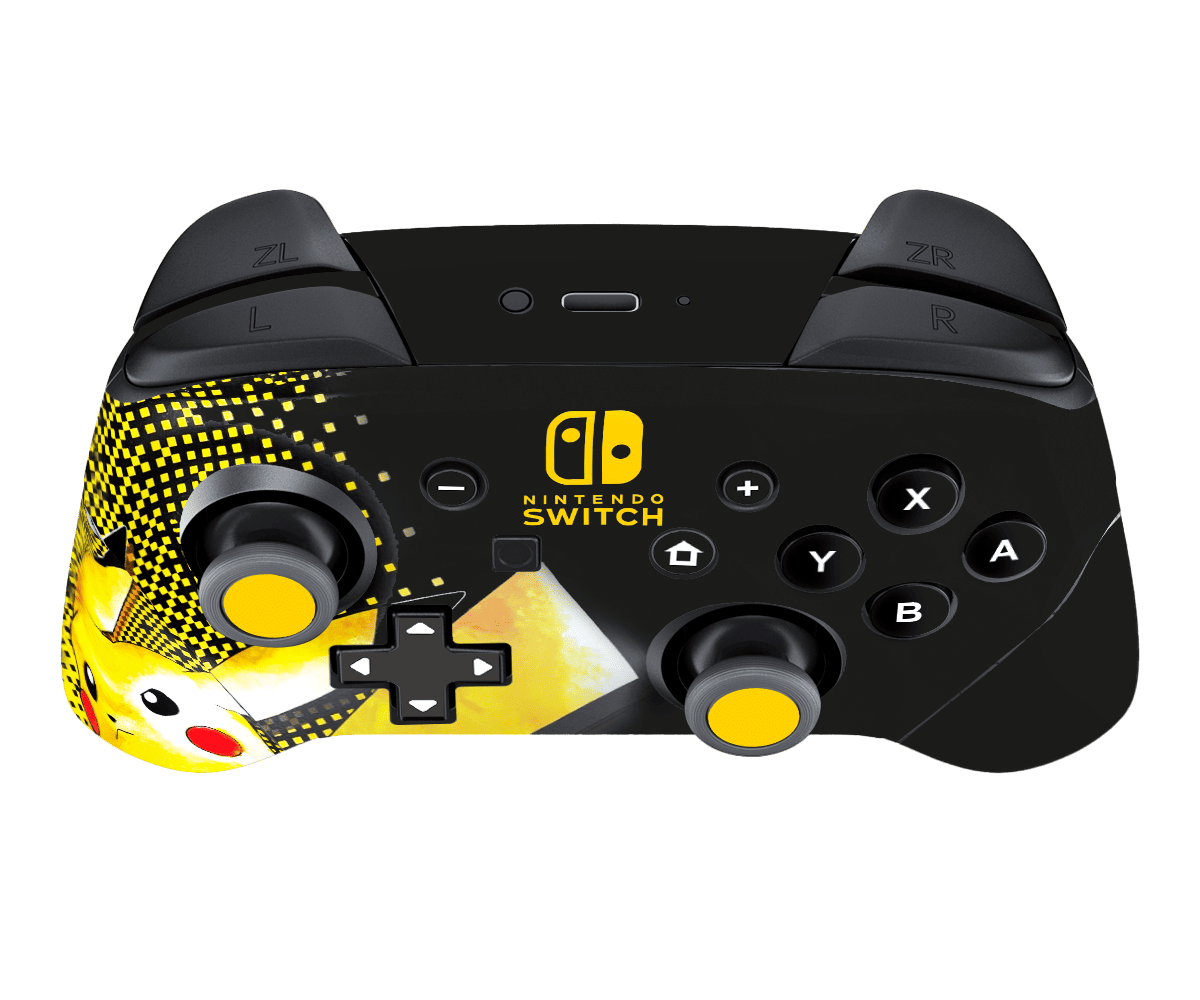 Pokemon Pikachu Skin Nintendo Switch Pro Controller Xonebrand