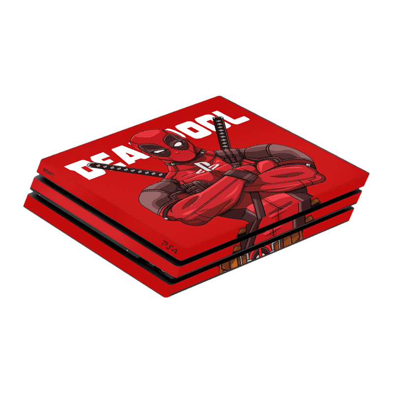 Deadpool Skin Playstation 4 Pro Xonebrand