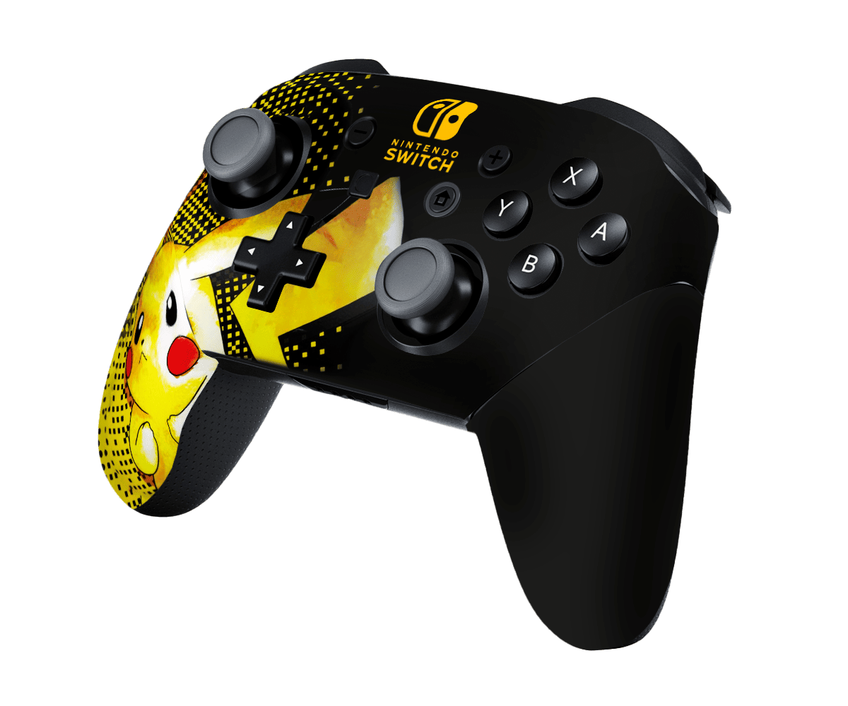 Pokemon Pikachu Skin Nintendo Switch Pro Controller