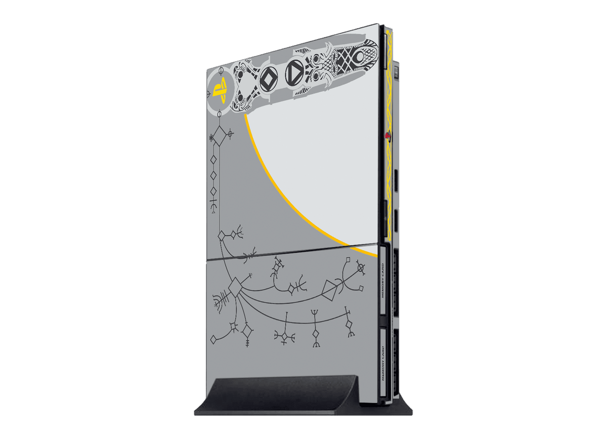 God of War Skin Playstation 2 Slim Xonebrand