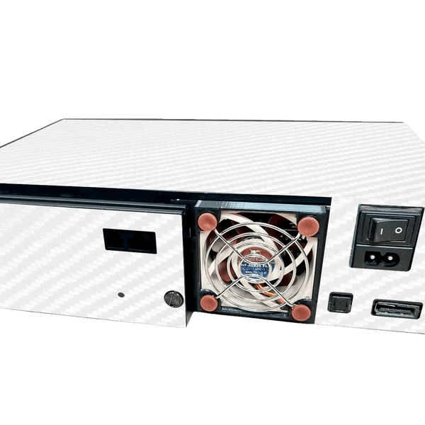 Fibra Carbono Blanco Skin Playstation 2 Fat