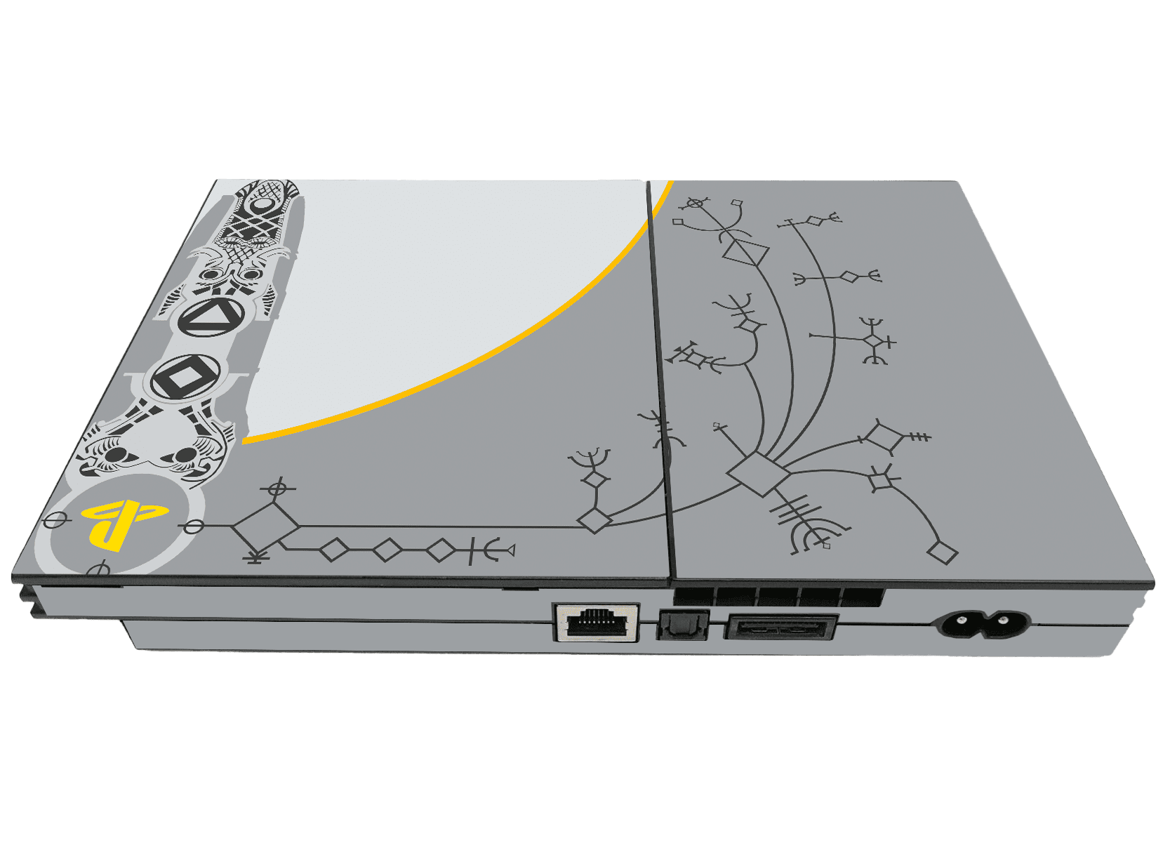 God of War Skin Playstation 2 Slim