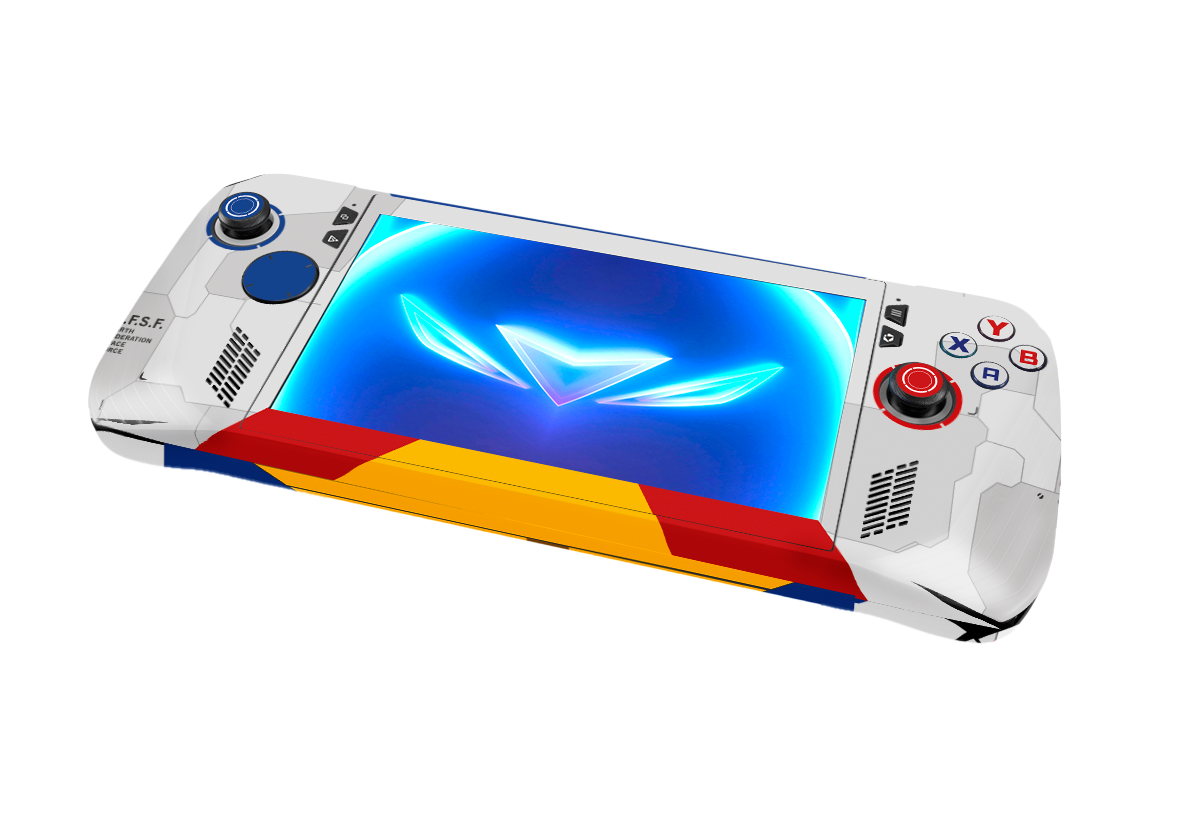 Gundam Asus Rog Ally X Handheld Gaming Computer Skin