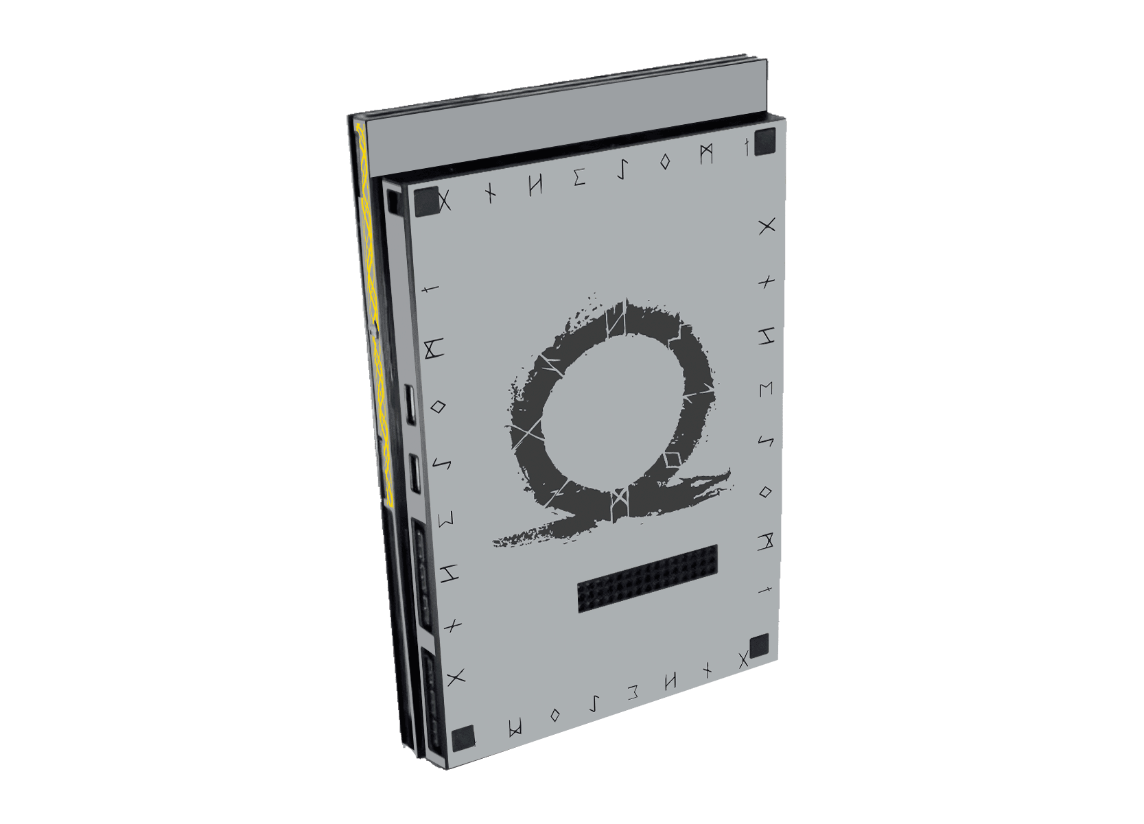 God of War Skin Playstation 2 Slim