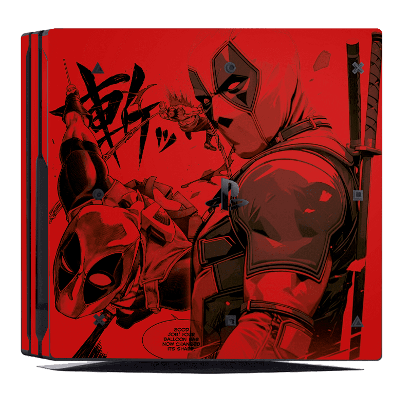 Deadpool PS4 Pro Bundle Skin