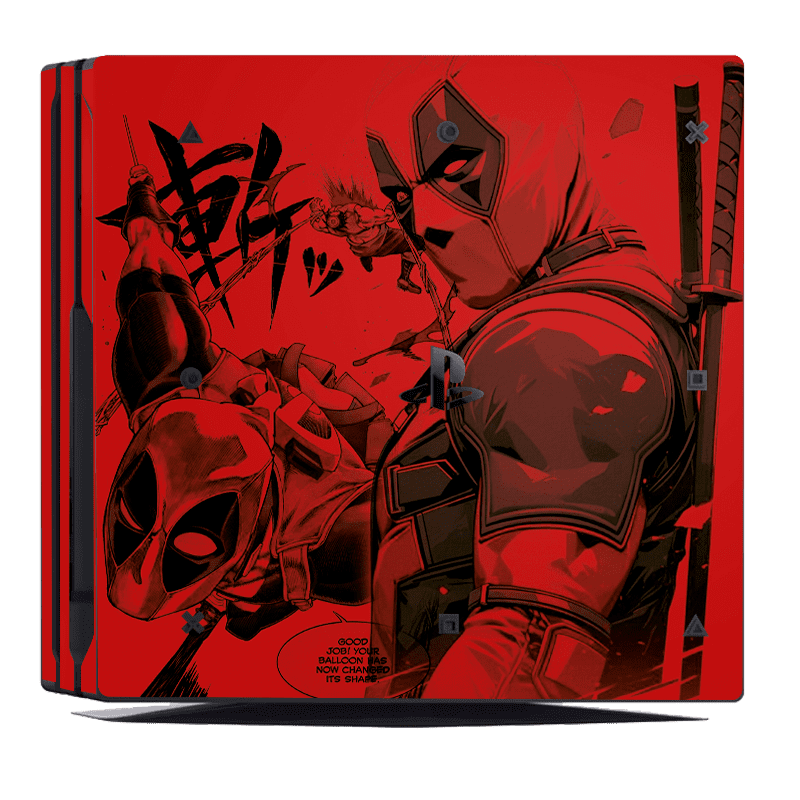 Deadpool Skin Playstation 4 Pro