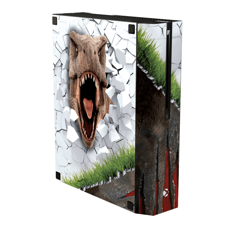 Dinosaurio T-Rex Skin Xbox One Fat Xonebrand