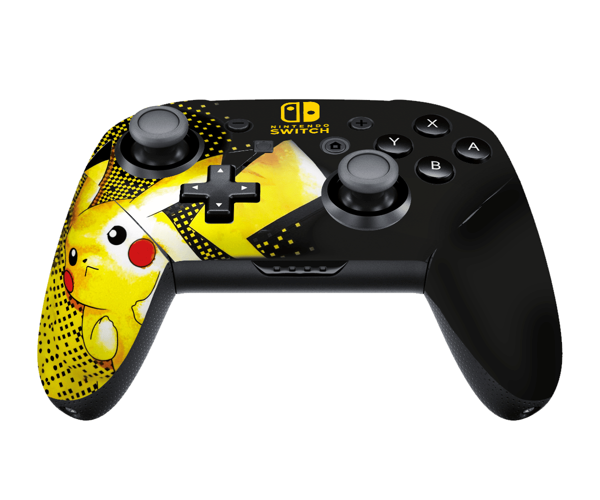 Pokemon Pikachu Nintendo Switch Pro Control Skin