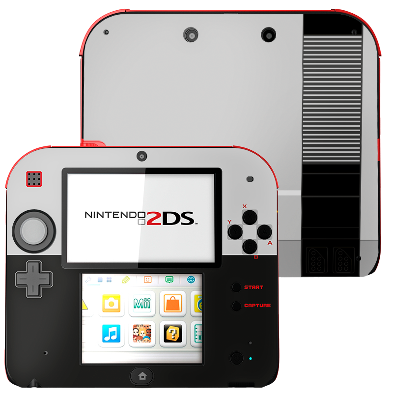 Skin para Nintendo 2Ds edición NES  – Xonebrand