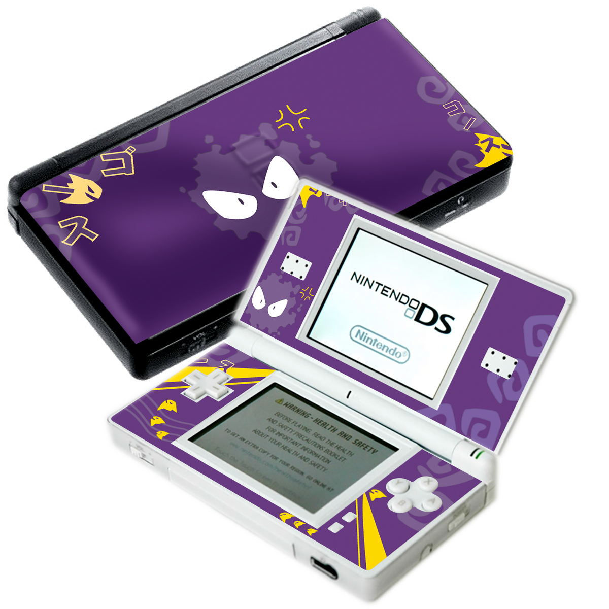 Pokemon Gastly Skin Nintendo DS Lite Xonebrand