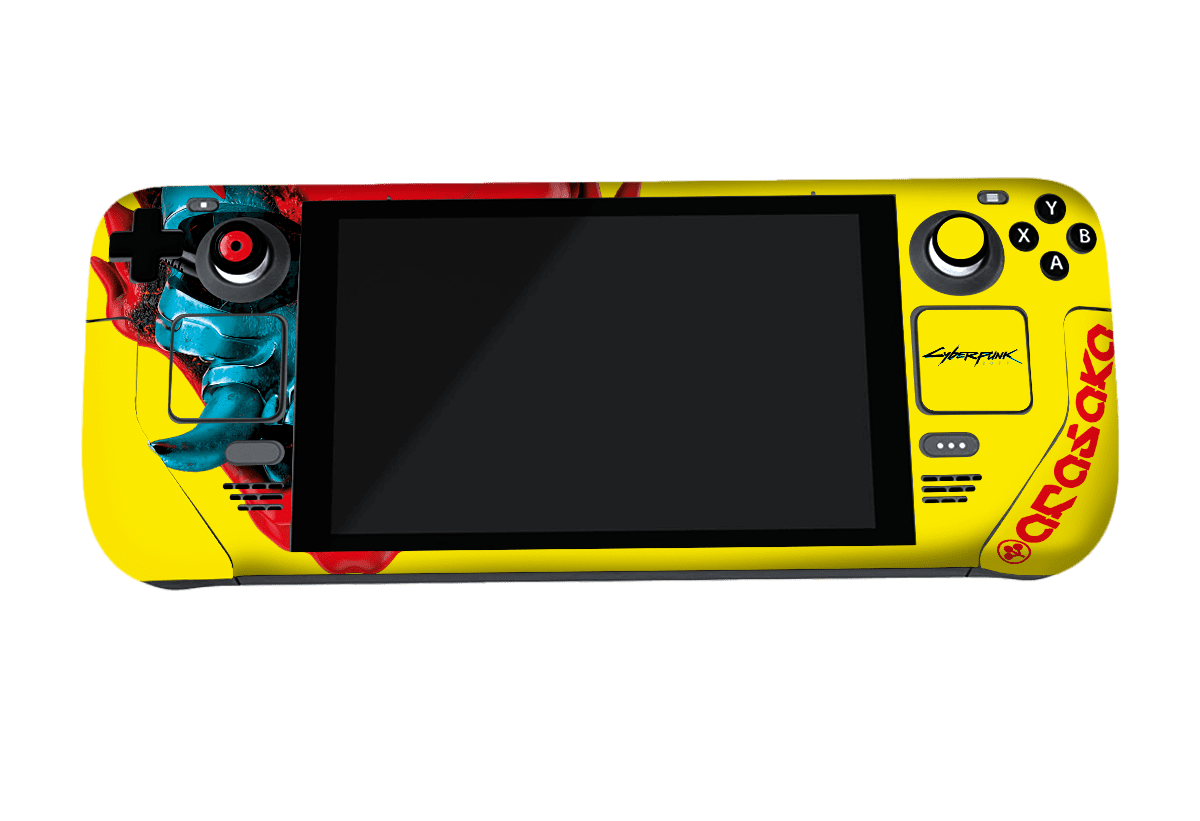 Cyberpunk Steam Deck Handheld Gaming Computer Skin