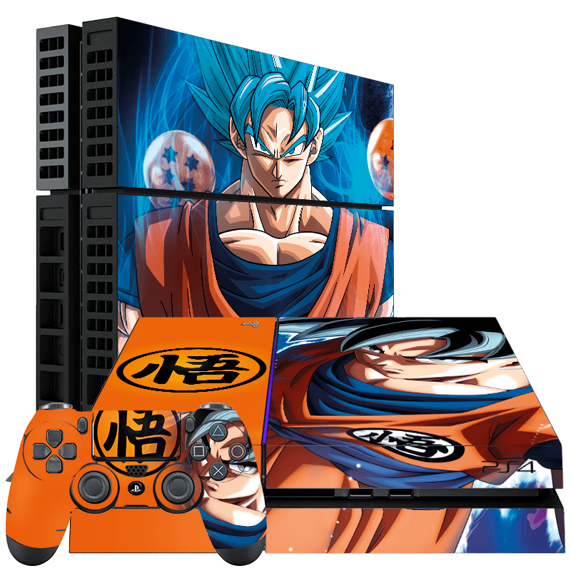 Dragon Ball Goku Skin Playstation 4 Fat Xonebrand